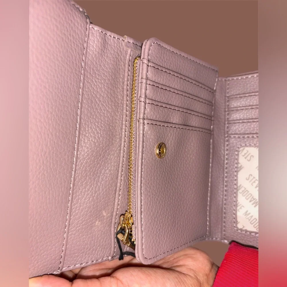 Steve Madden Blush Quilted Wallet - Picture 6 of 7